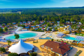 Ostau de Ma Namour Mobilhome tout confort pour 6 personnes au camping Les Vignes à Lit-et-Mixe dans les Landes avec piscine